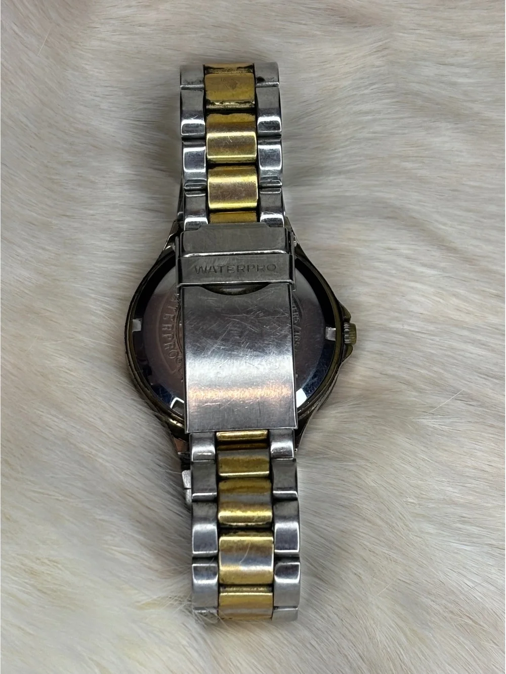 Guess Two-Tone Stainless Steel Water Resistant Wristwatch